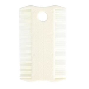 Trixie Loppe og støvkam hvit 9cm