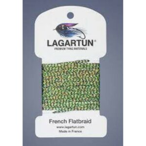 Lagartun French Flatbraid Varigrated Peacock