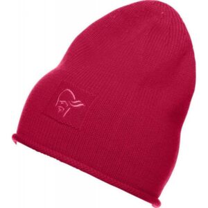Norrøna light merinoUll roll edge Beanie Rhubarb Melange OneSize