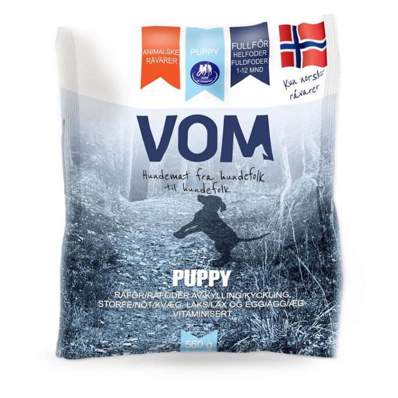 Vom Vom Kjøttboller Puppy fullfôr pose 560 gram