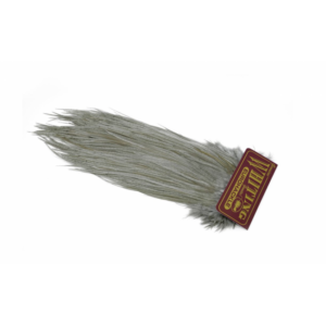 Whiting Eurohackle Saddle White dyed Medium Dun