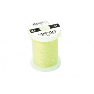 veevus Mini Flatbraid MF21 = Flourescent Green