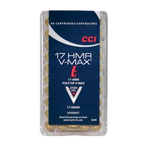 CCI 17 HMR 17GR V-MAX Polymer Tip