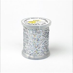 Lagartun Mini Flatbraid Shiny Holographic Silver