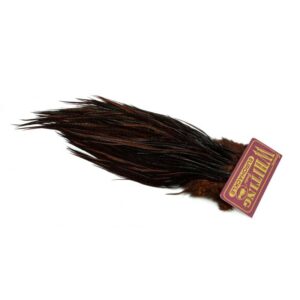 Whiting Eurohackle Saddle Grizzly Died Coachman Brown